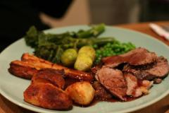 Roast beef and veg